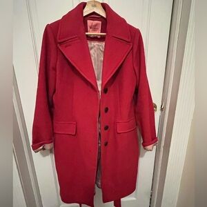 Kate Spade pink wool coat